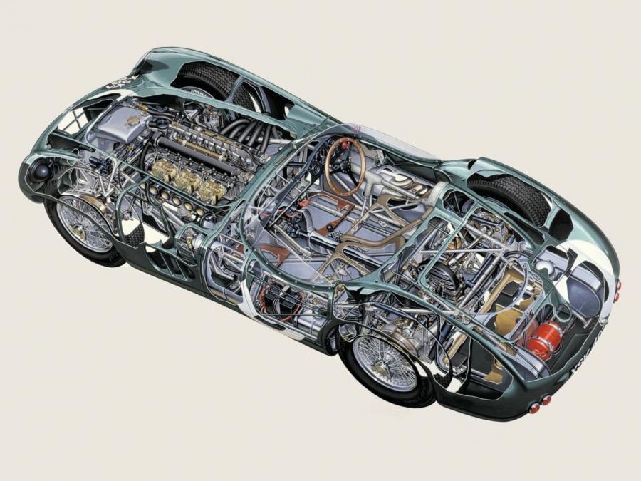 Схема Aston Martin DBR1 1957 года  (фото 49 из 57)